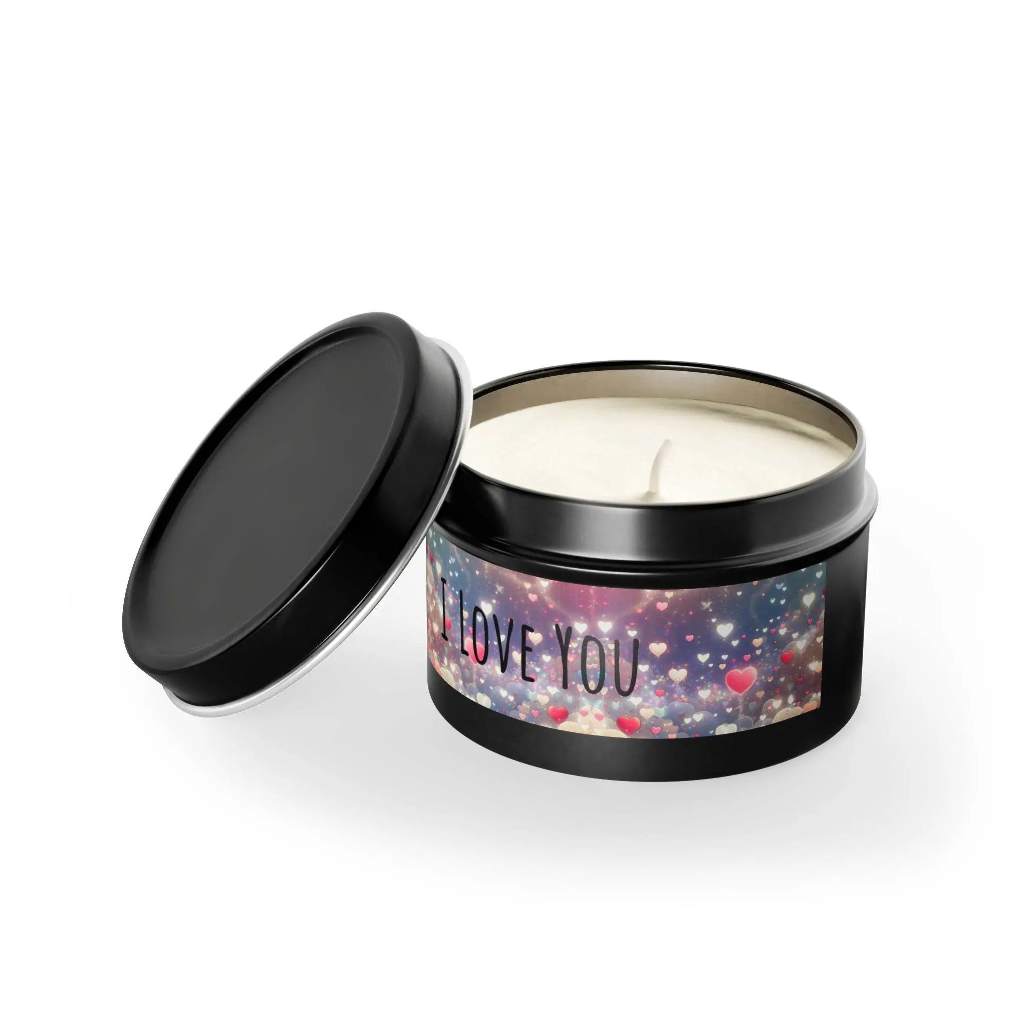 P.S I Love You Tin Candles, Heart Design Candle, Romantic Soy Candle, Day Gift, Home Decor Candle, Love Candle, Valentine's. - Our Sacred Serenity Store