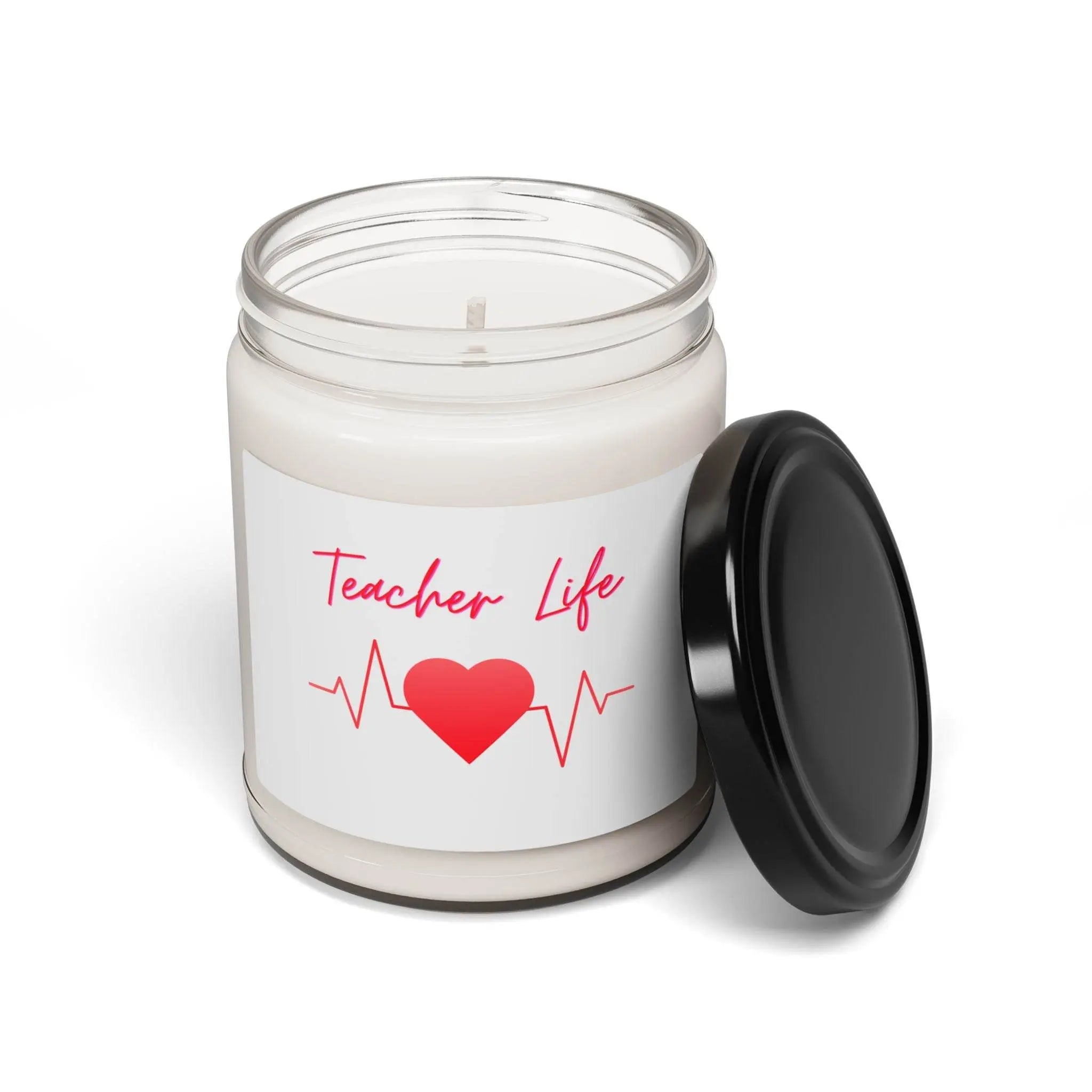 Teacher Life Candle, Classroom Decor Gift, Education Soy Candle, 9oz Scented Candle, Teacher Appreciation Gift - Our Sacred Serenity Store