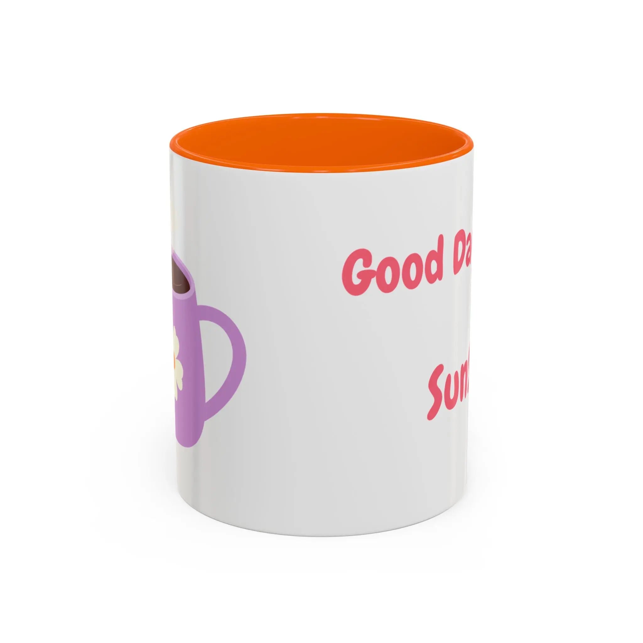 Coffee Mug - Good Day Sunshine Accent Mug (11, 15oz) Printify