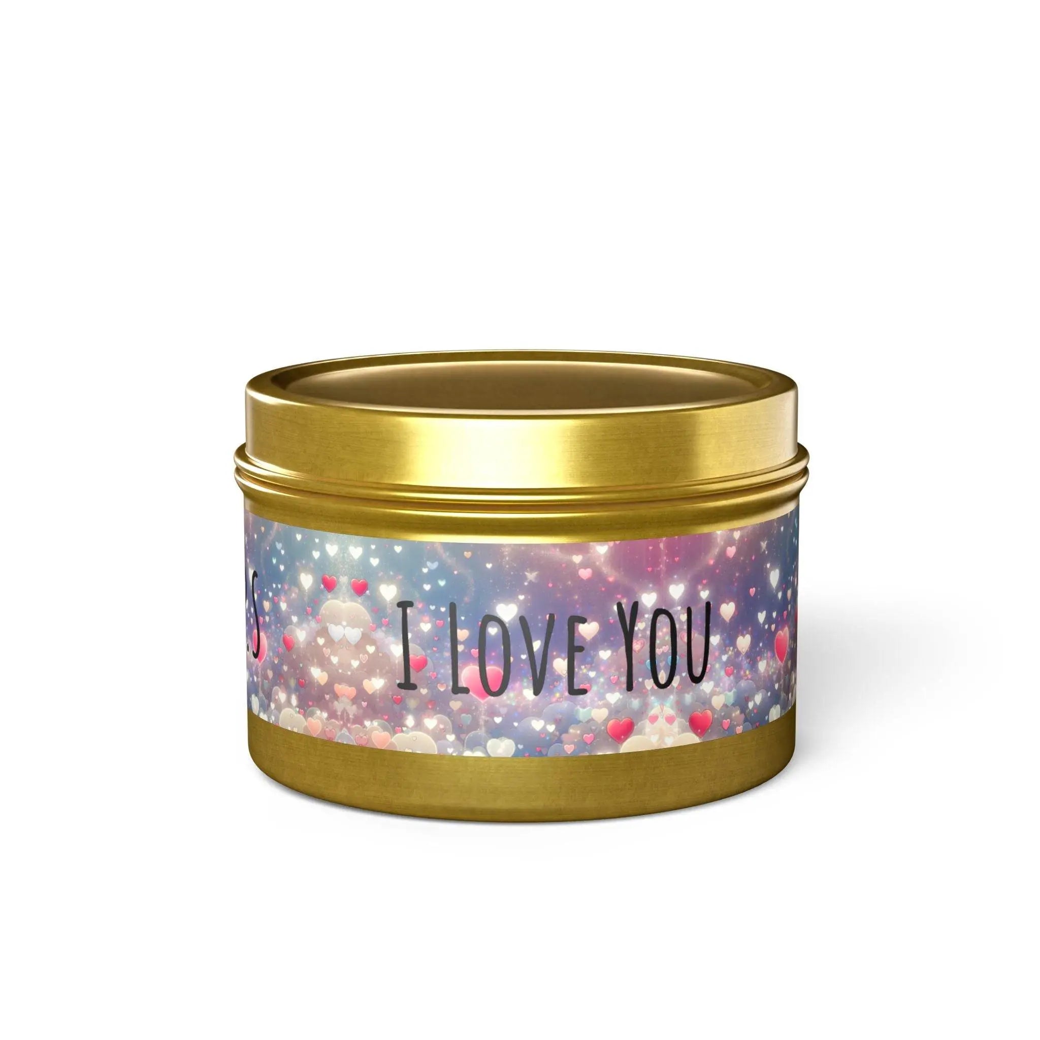 P.S I Love You Tin Candles, Heart Design Candle, Romantic Soy Candle, Day Gift, Home Decor Candle, Love Candle, Valentine's. - Our Sacred Serenity Store