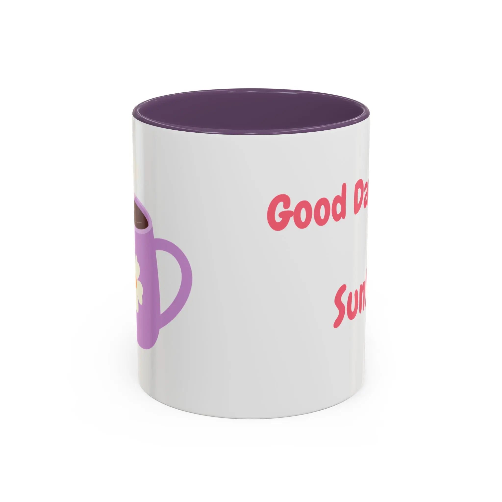 Coffee Mug - Good Day Sunshine Accent Mug (11, 15oz) Printify