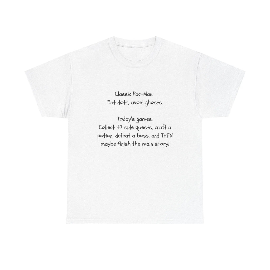 Gamer Tee: Classic Pac-Man vs Modern Games - Our Sacred Serenity Store