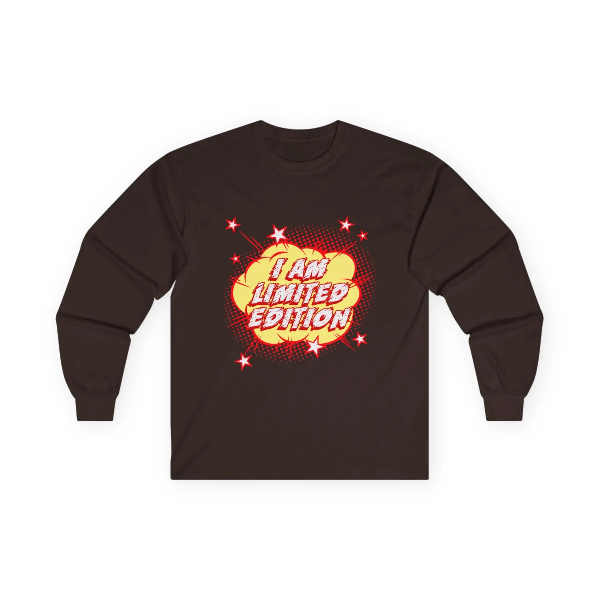 I Am Limited Edition" Cosmic Comic-Style Tee Printify