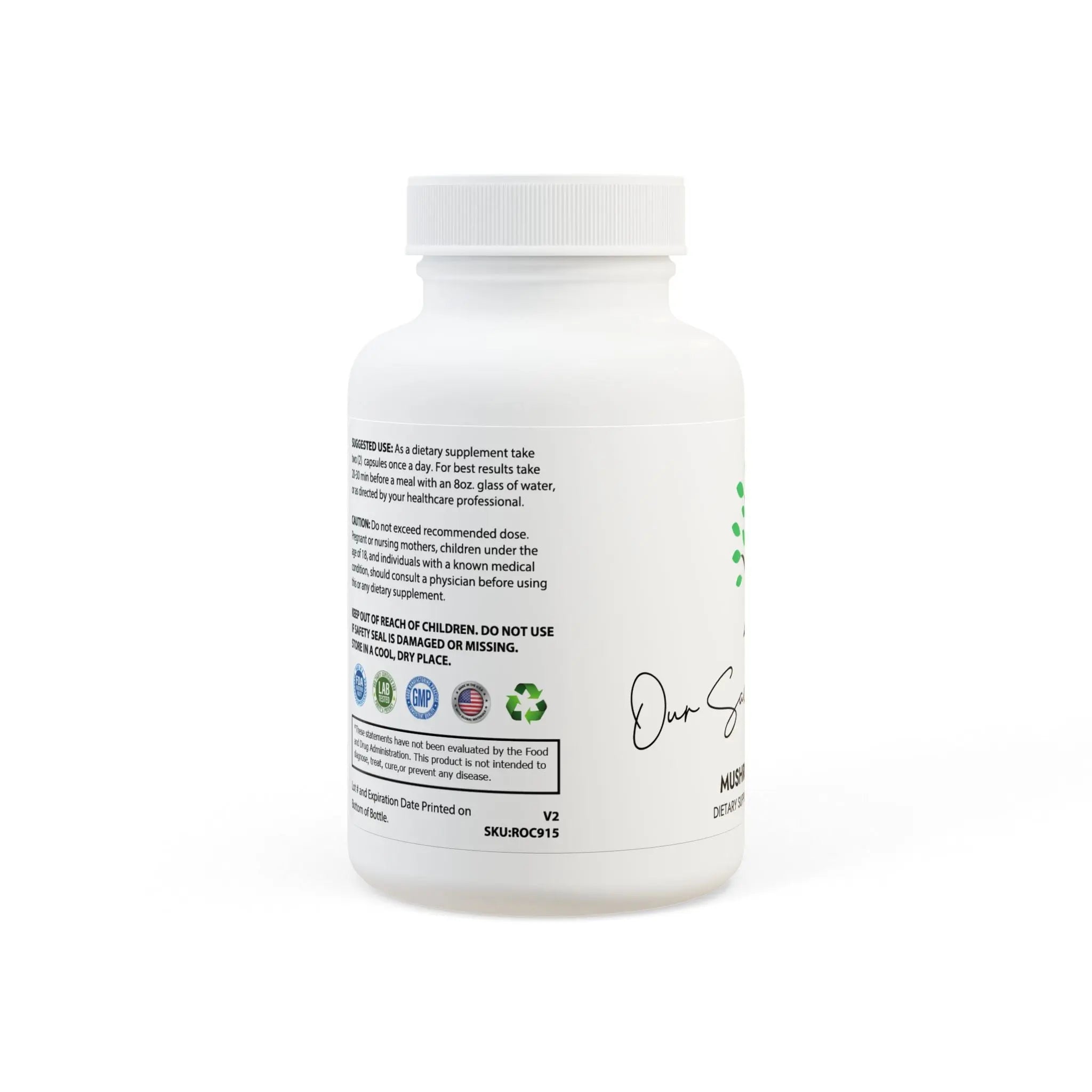Our Sacred Mushroom Blend Supplement (60 Capsules) Printify