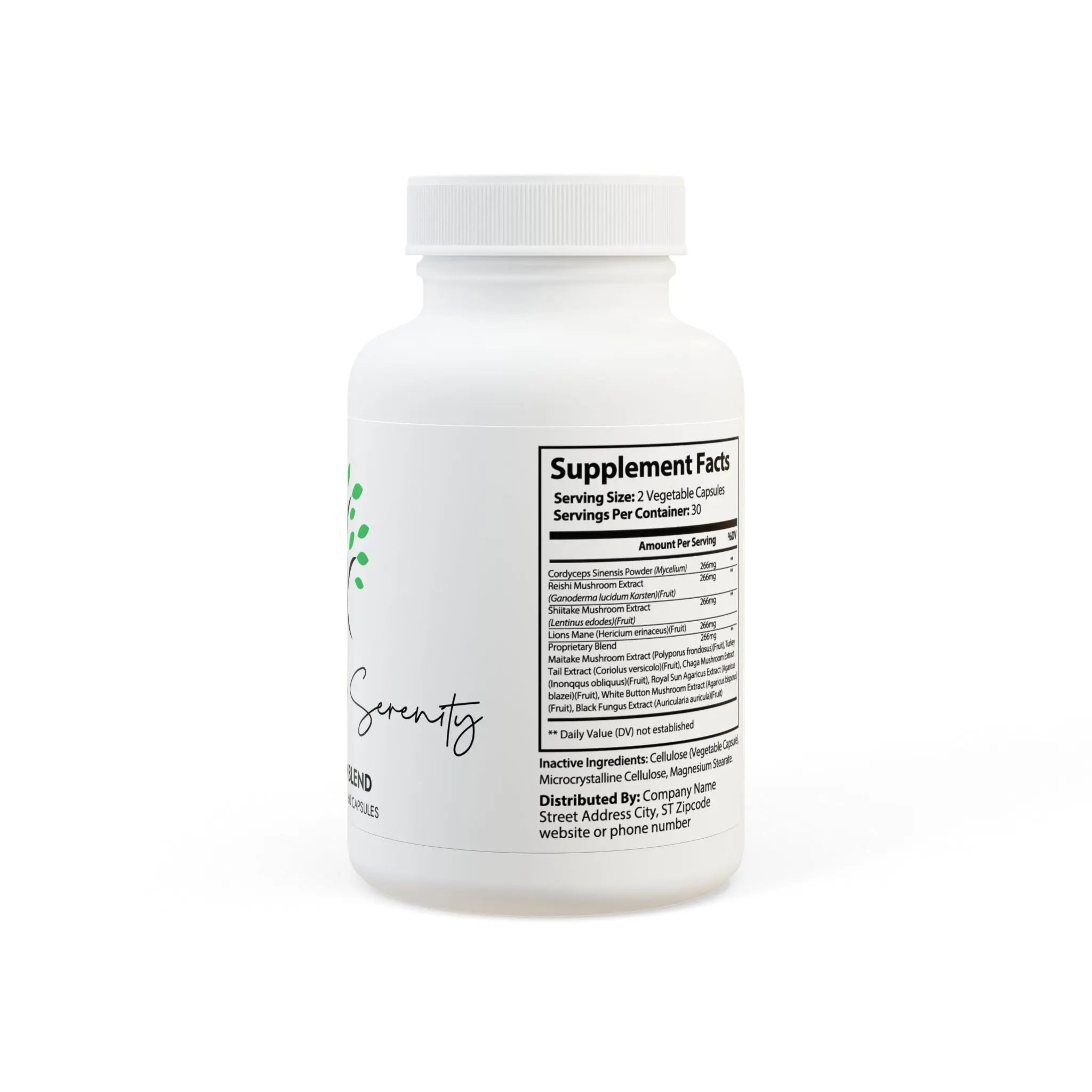 Our Sacred Mushroom Blend Supplement (60 Capsules) Printify