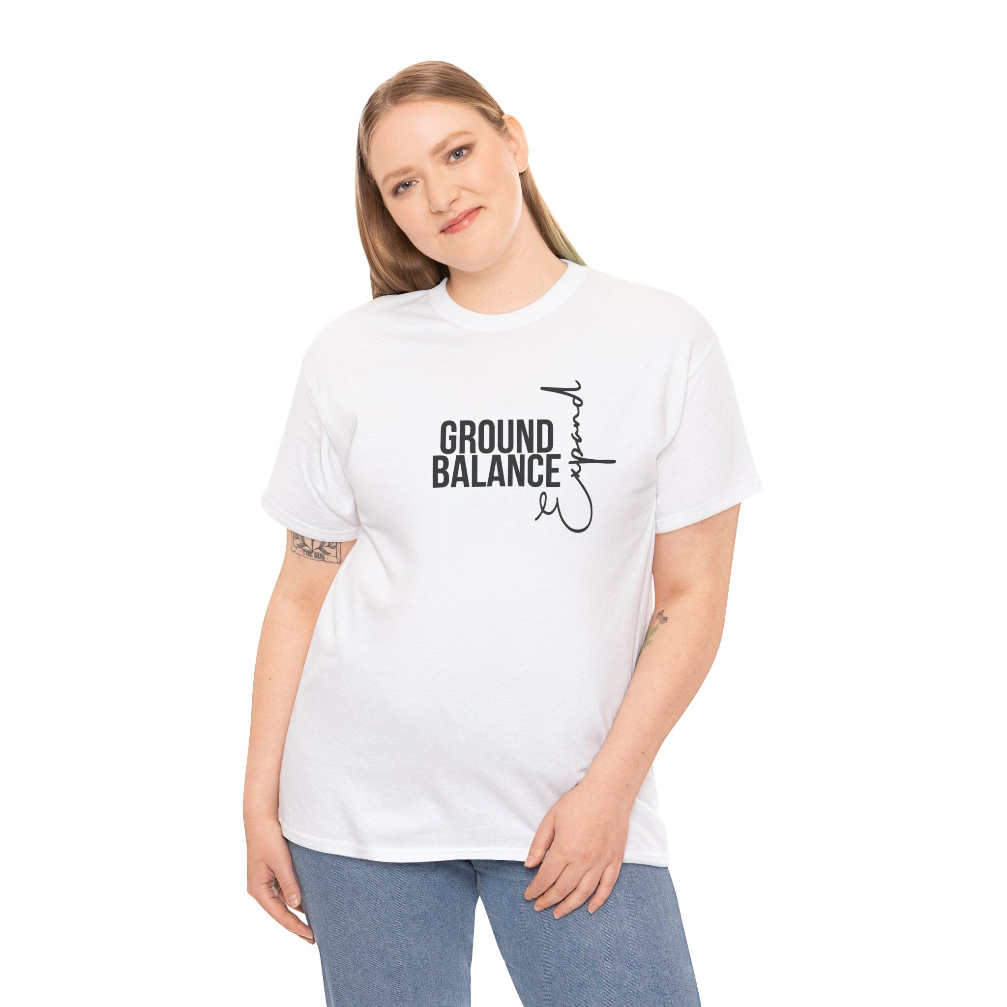 Ground Balance Expand Unisex Tee – Comfortable & Inspirational Cotton Shirt