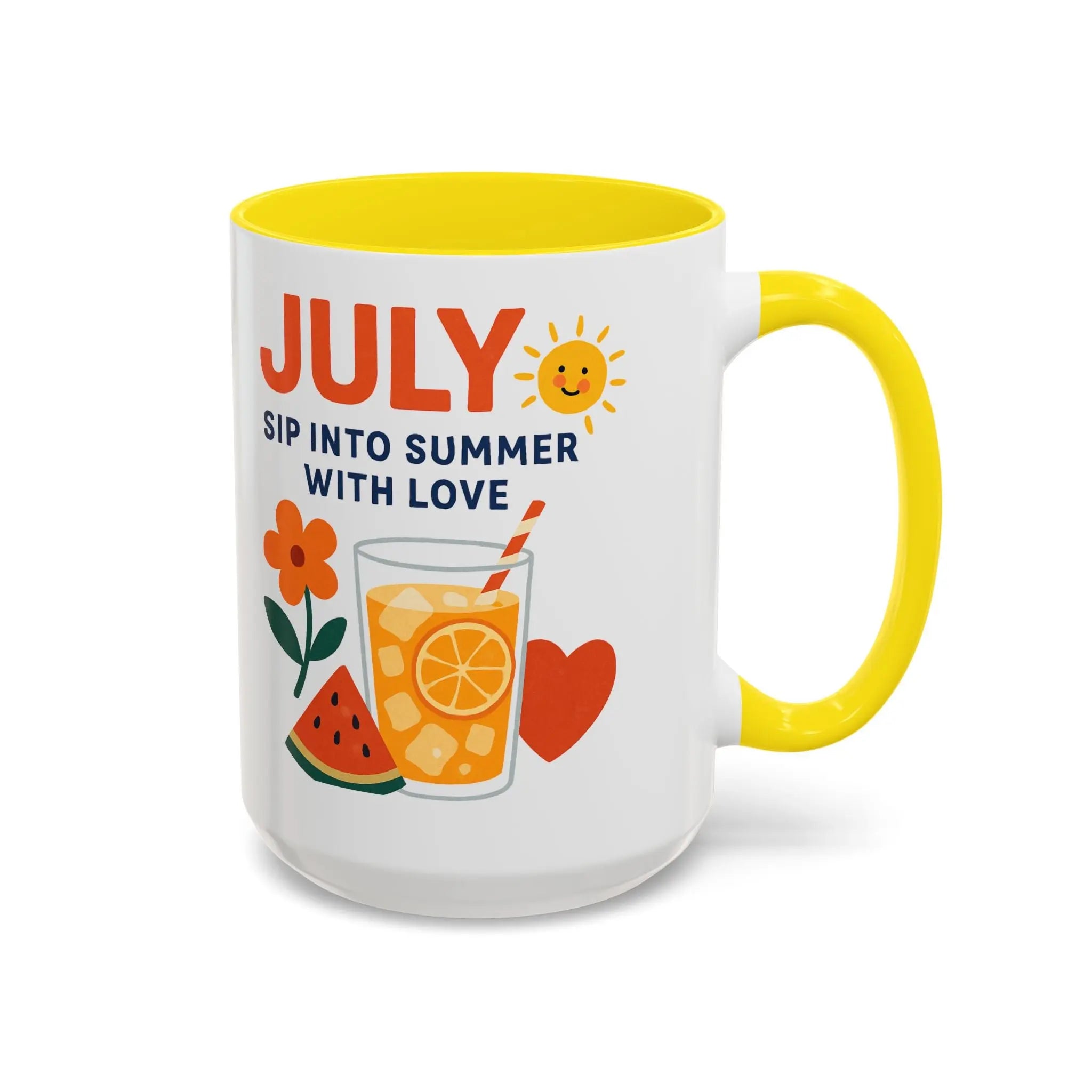 July - Bring the Sunshine Home with This Summer Vibes Coffee Mug Printify
