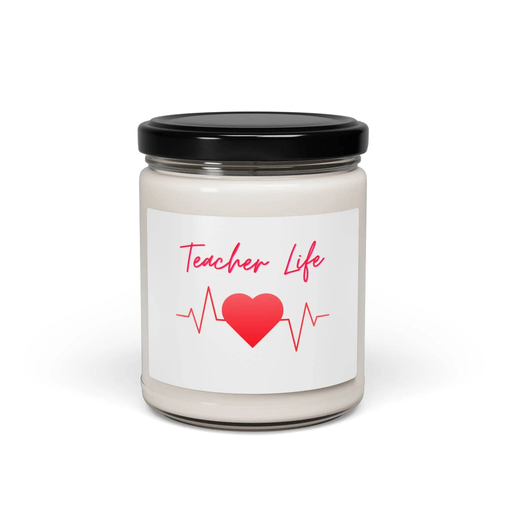 Teacher Life Candle, Classroom Decor Gift, Education Soy Candle, 9oz Scented Candle, Teacher Appreciation Gift - Our Sacred Serenity Store