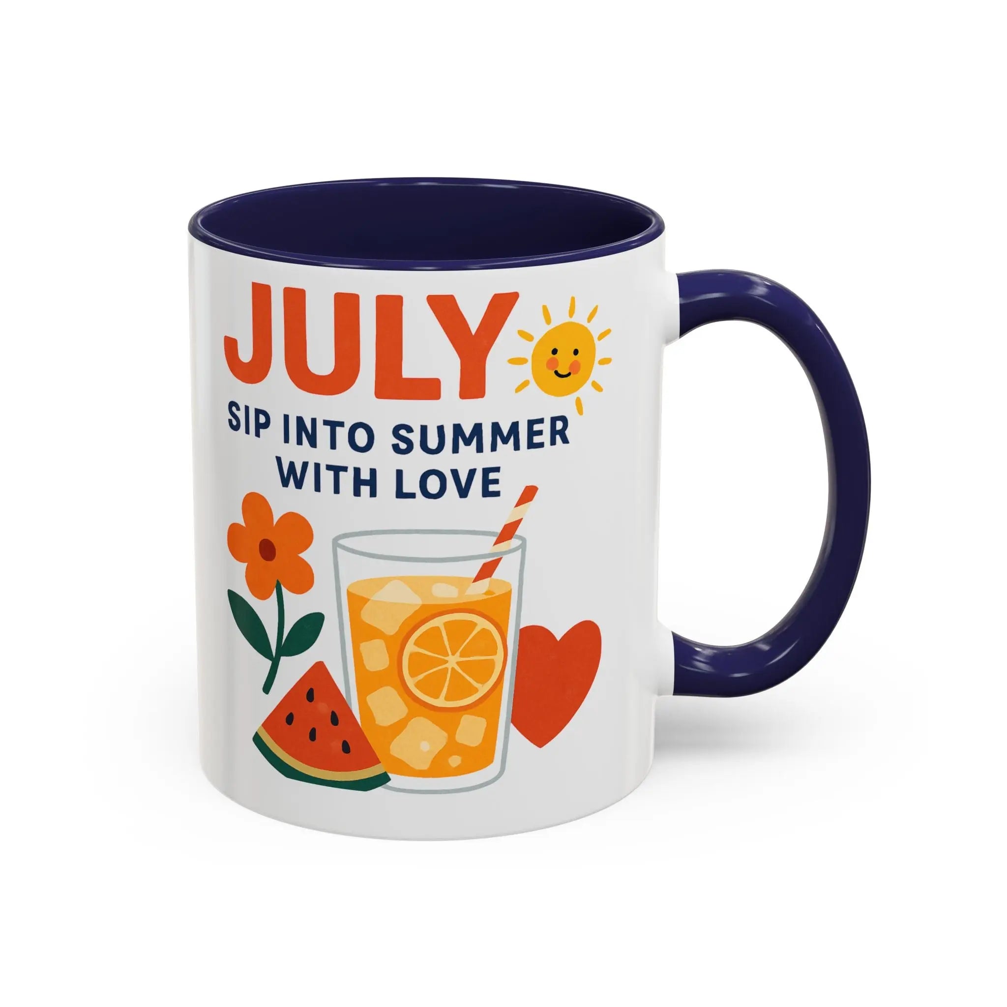 July - Bring the Sunshine Home with This Summer Vibes Coffee Mug Printify
