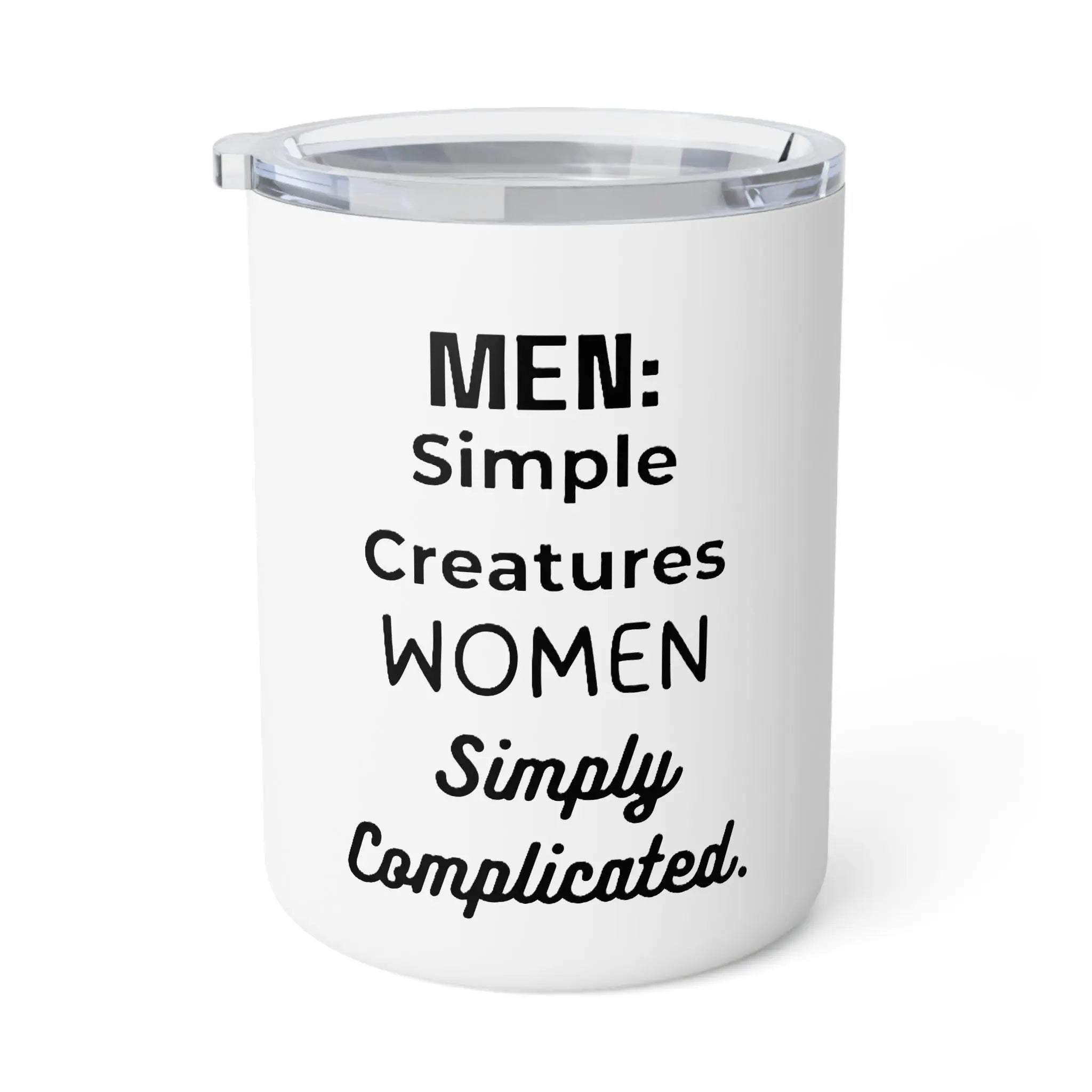 Men vs. Women: A Humorous Take on Complexity Coffee mug. Printify