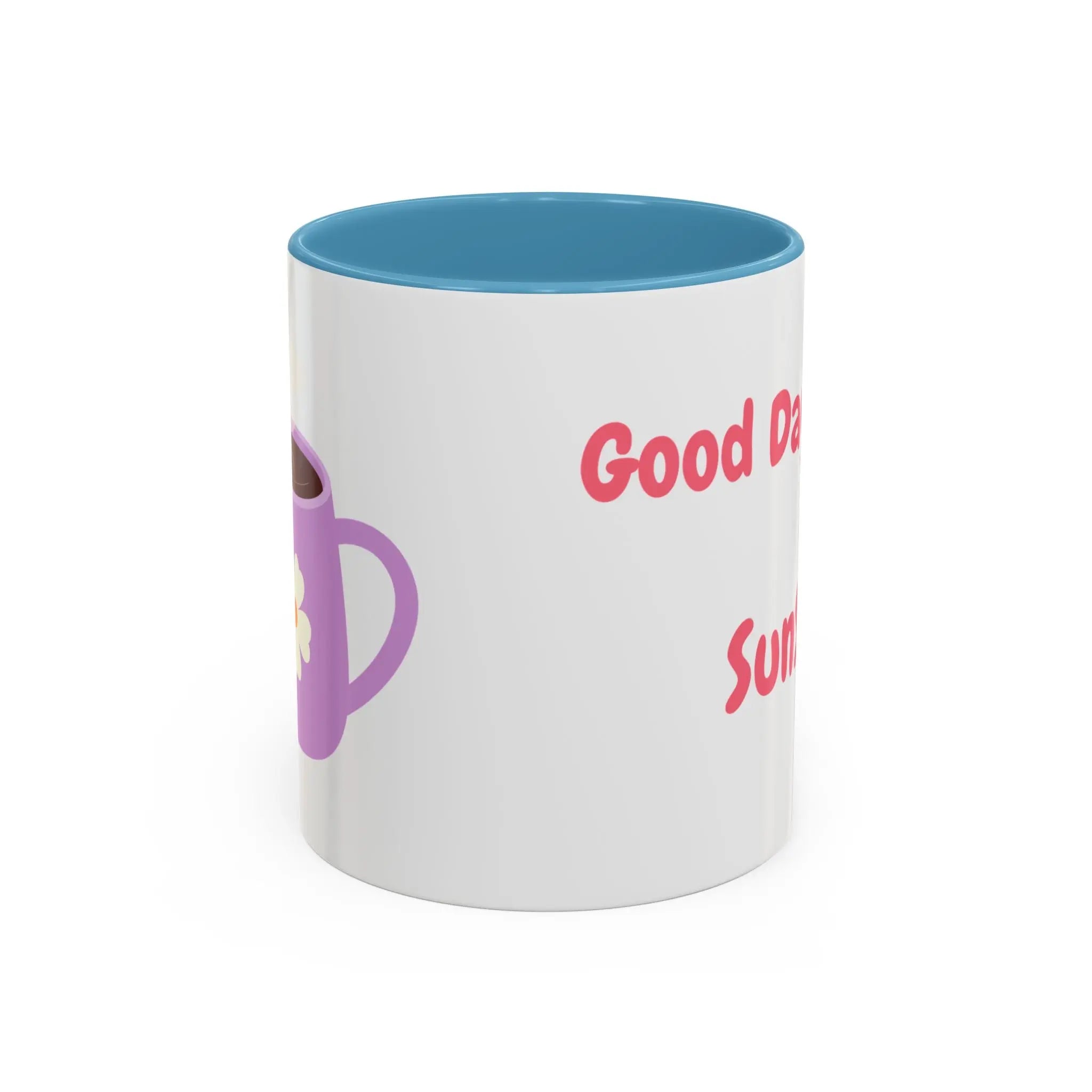 Coffee Mug - Good Day Sunshine Accent Mug (11, 15oz) Printify