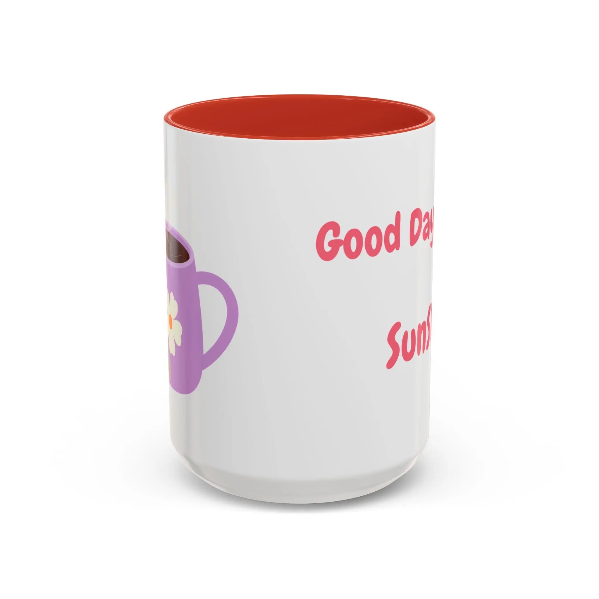 Coffee Mug - Good Day Sunshine Accent Mug (11, 15oz) Printify