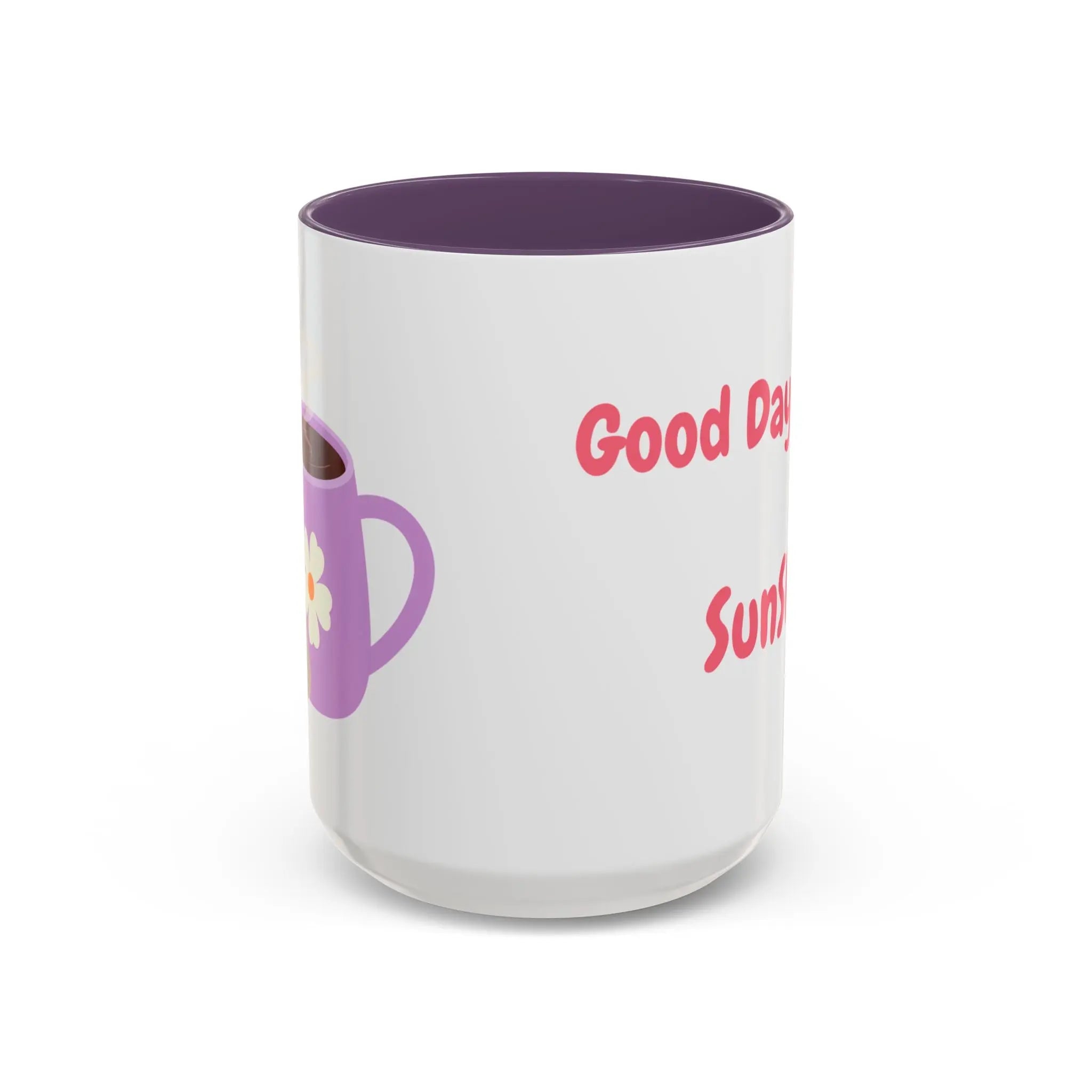 Coffee Mug - Good Day Sunshine Accent Mug (11, 15oz) Printify
