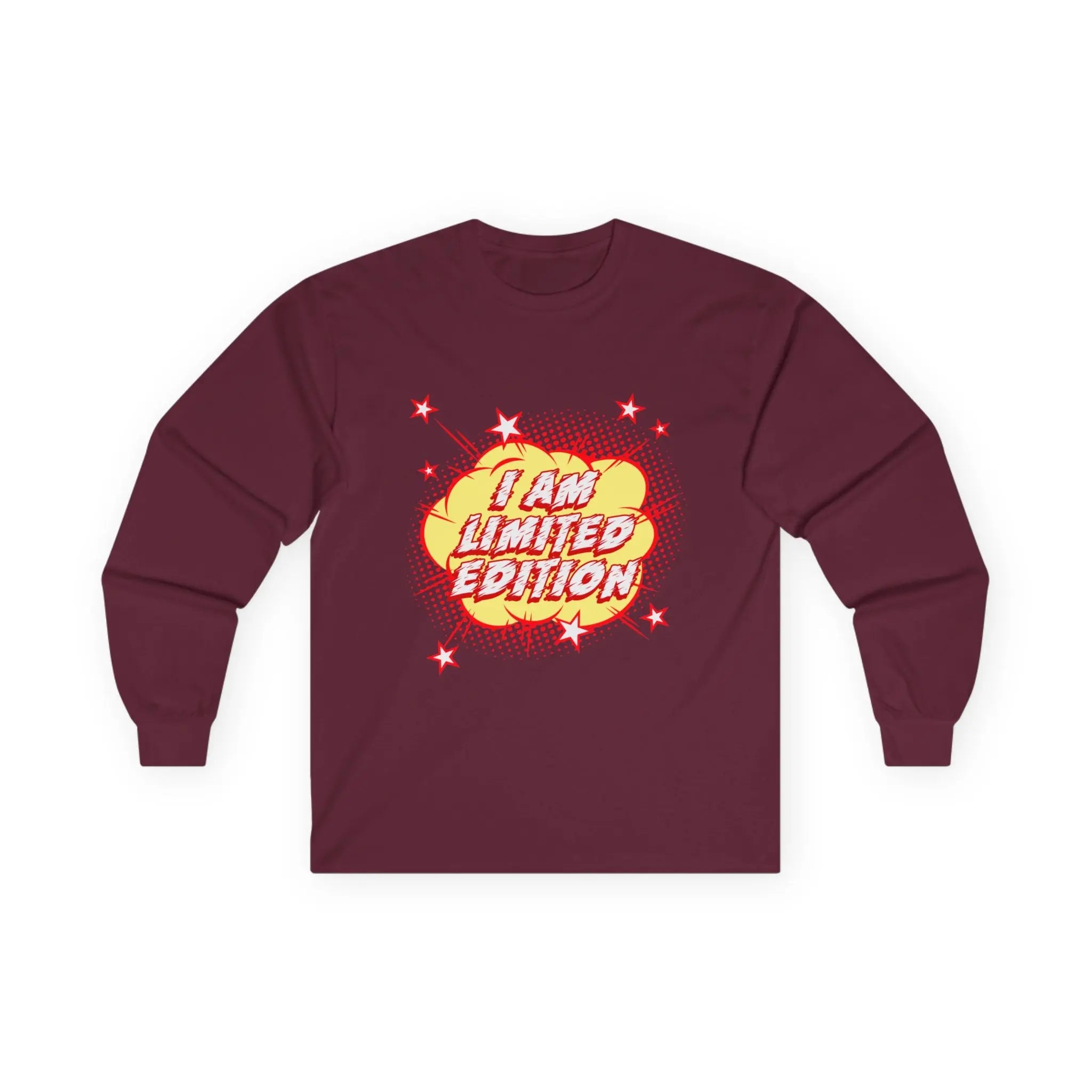 I Am Limited Edition" Cosmic Comic-Style Tee Printify