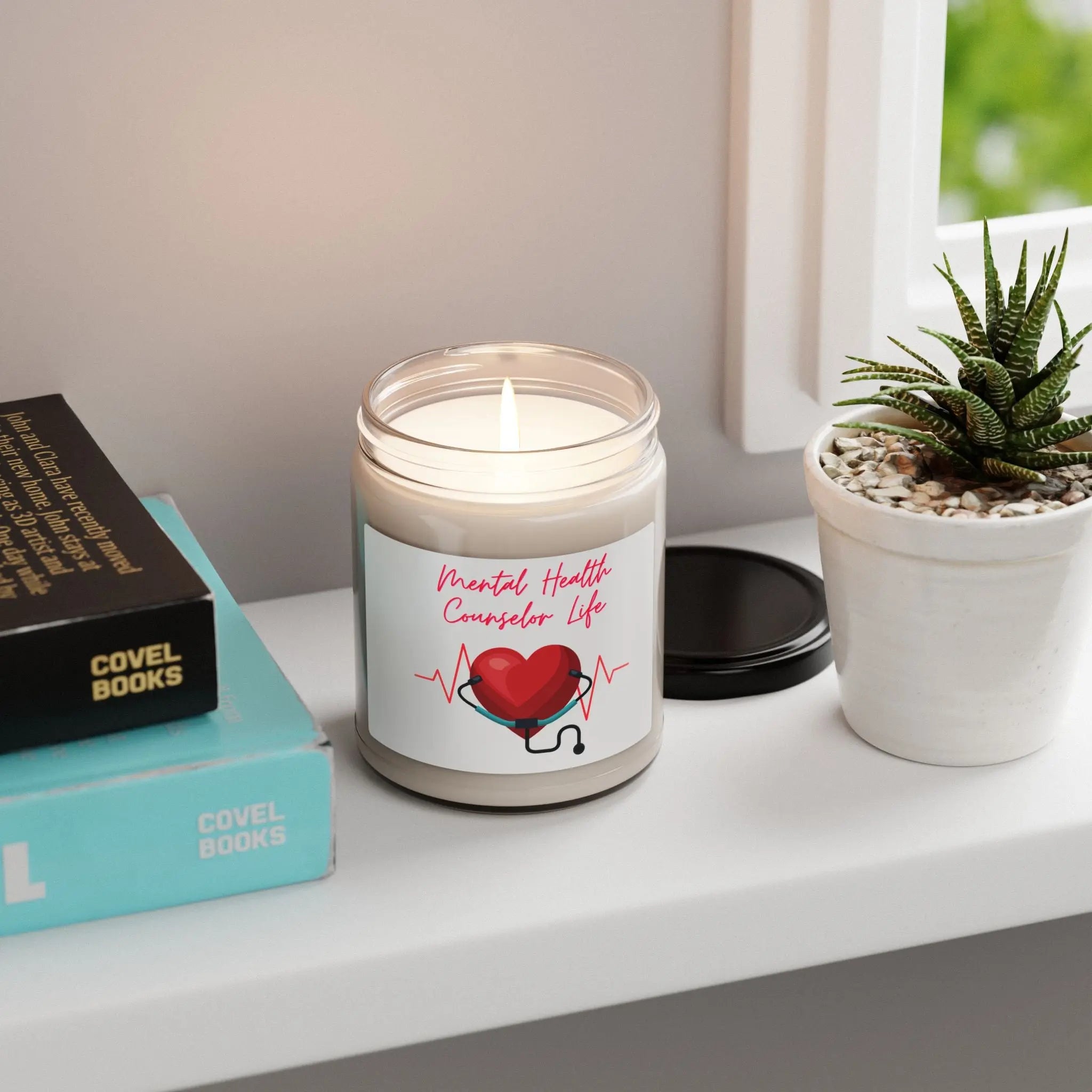 Soy Candle - Therapist Life Relaxing Aromatherapy Gift Printify