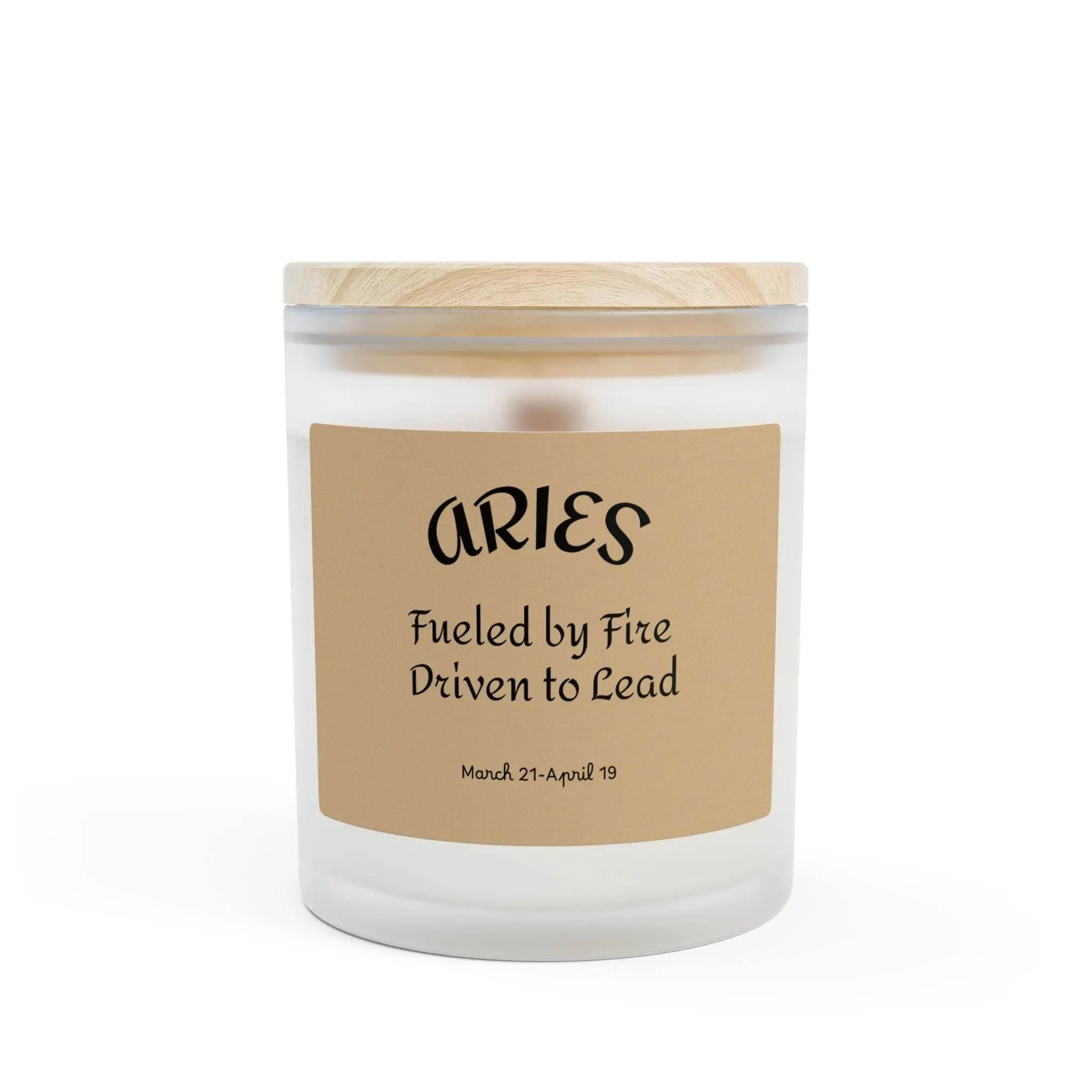 Elevate Your Space with Elegance and Intention Astrological Aries Candle, Zodiac Decor - Our Sacred Serenity Store