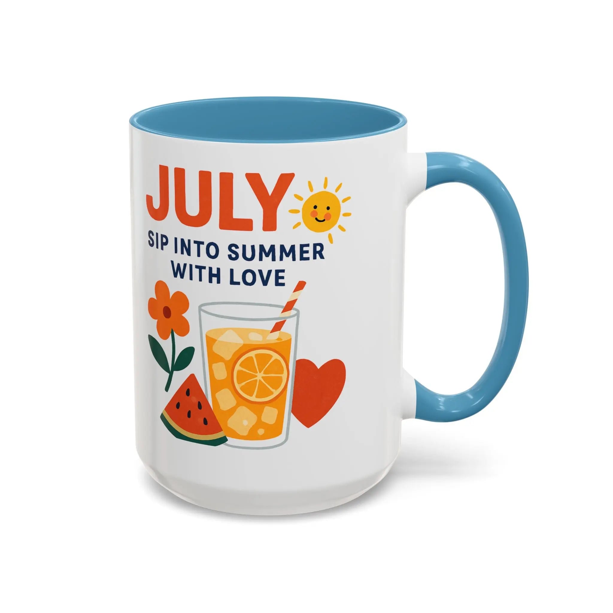 July - Bring the Sunshine Home with This Summer Vibes Coffee Mug Printify