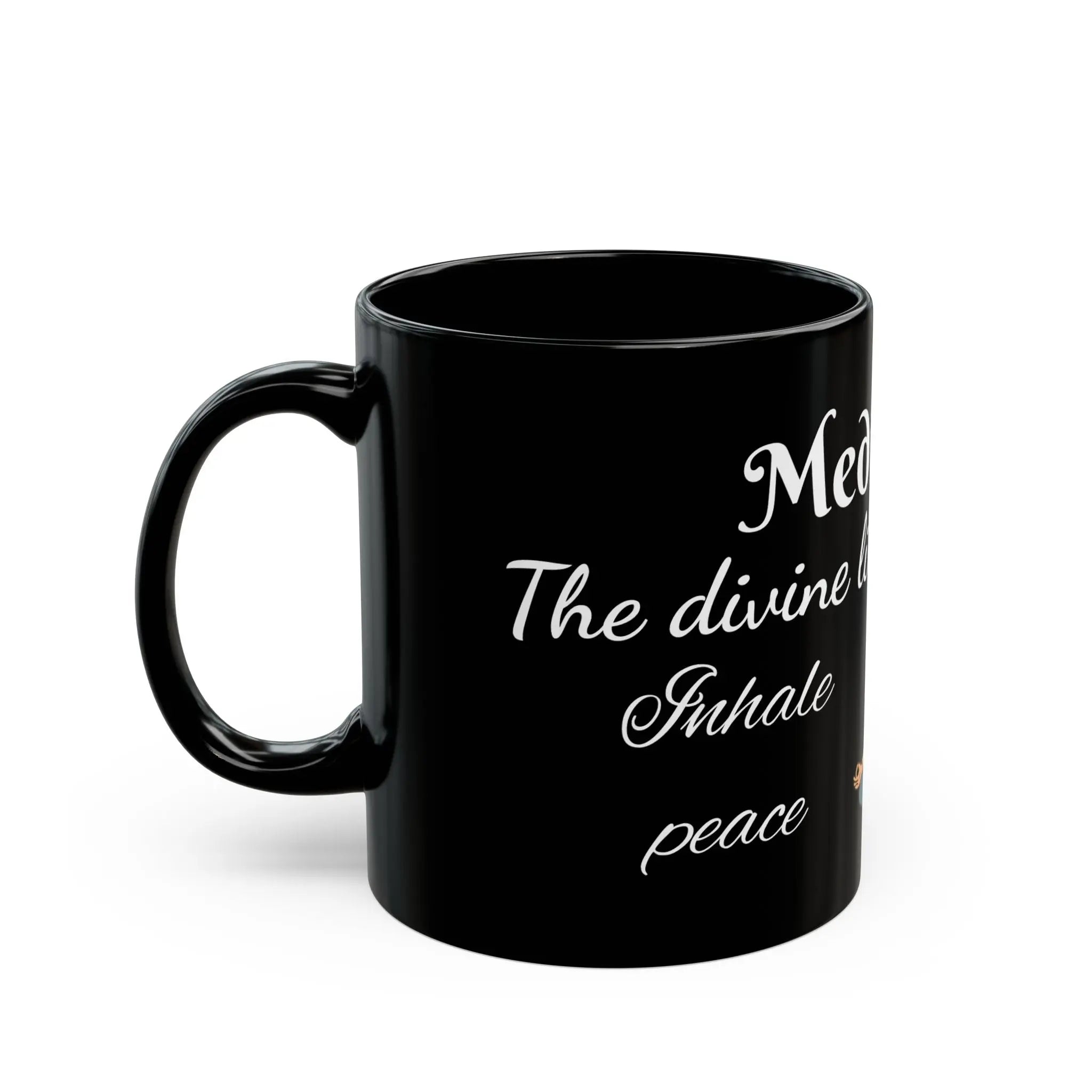 Meditation Mug – "The Divine Lives in Stillness" | 11 oz Printify
