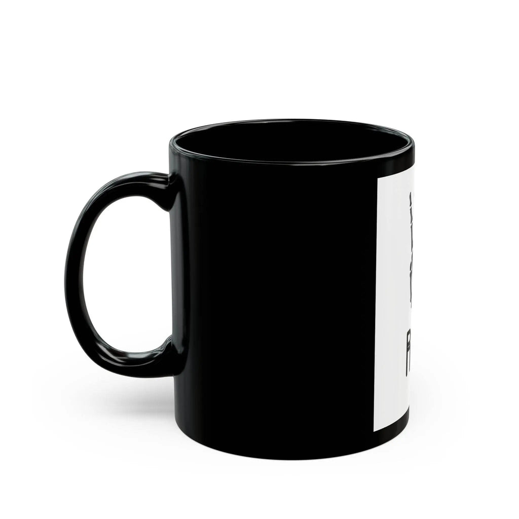 Mug, Inspiring You Rock Quote, Motivational Coffee Cup, Gift for Him or Her, Positive Affirmation, Black Ceramic Tea Mug, Office Desk Decor - Our Sacred Serenity Store