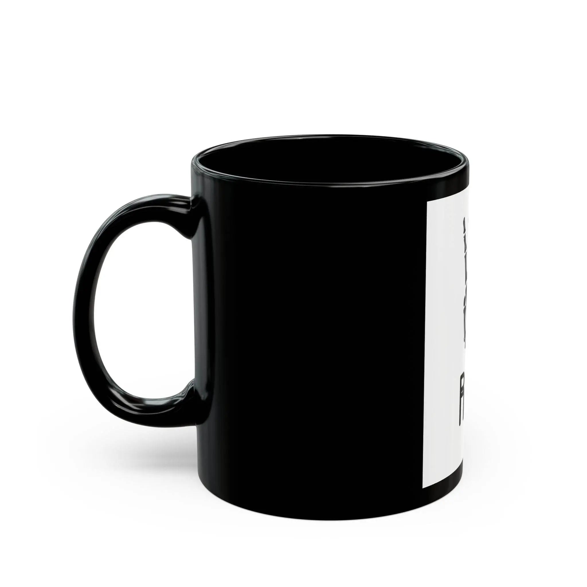 Mug, Inspiring You Rock Quote, Motivational Coffee Cup, Gift for Him or Her, Positive Affirmation, Black Ceramic Tea Mug, Office Desk Decor - Our Sacred Serenity Store