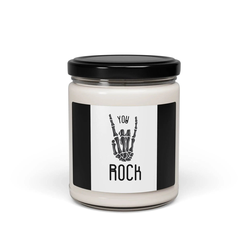 You Rock! Soy Candle, Inspirational Quote, Hand-poured Candle, Home Decor, Gift for Her, Scented Candle - Our Sacred Serenity Store
