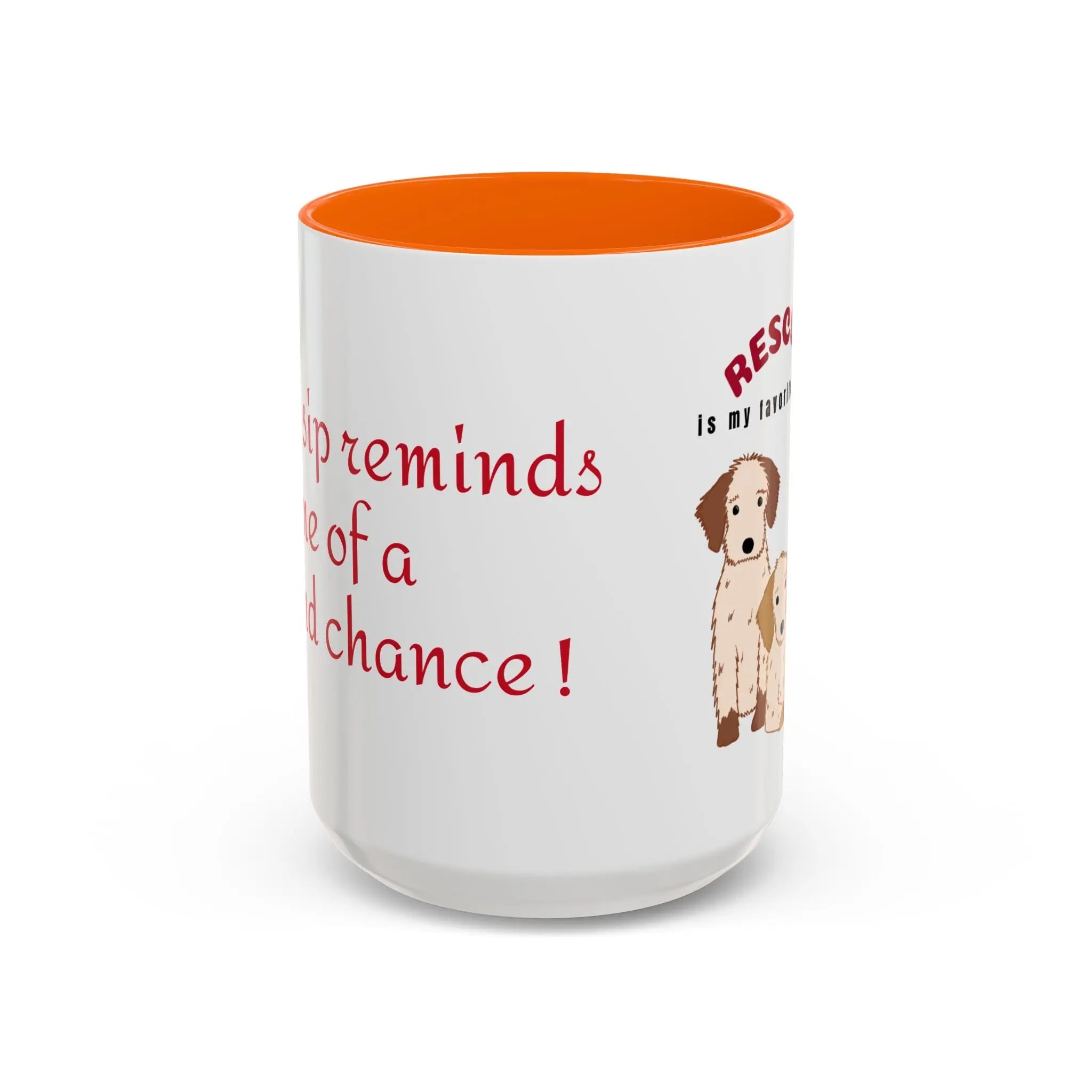 Rescue Dogs Love Coffee Mug – A Sweet Sip for Every Animal Lover Printify