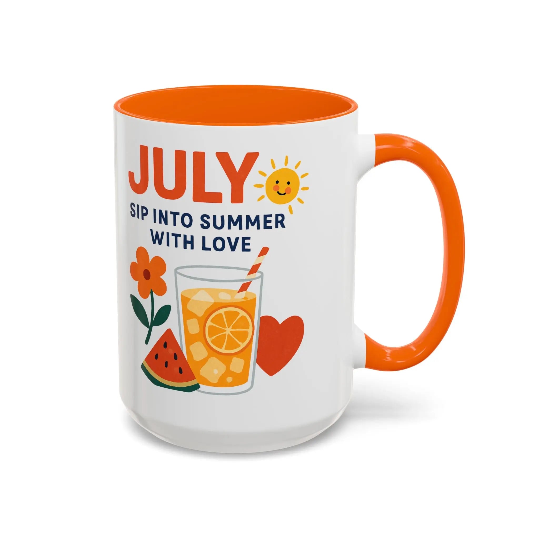 July - Bring the Sunshine Home with This Summer Vibes Coffee Mug Printify