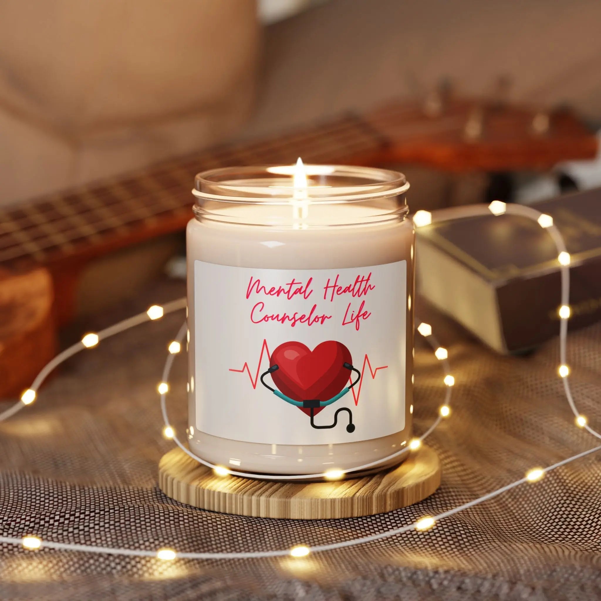 Soy Candle - Therapist Life Relaxing Aromatherapy Gift Printify
