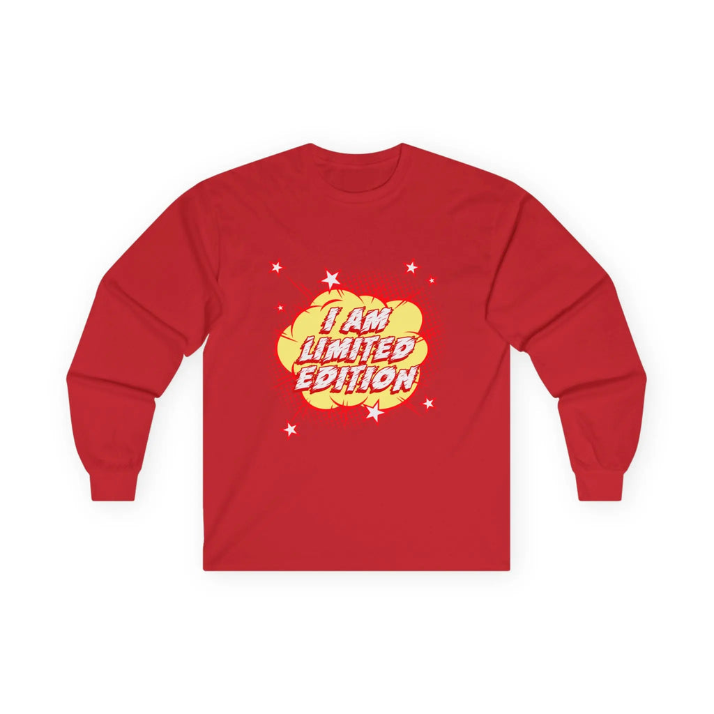 I Am Limited Edition" Cosmic Comic-Style Tee Printify