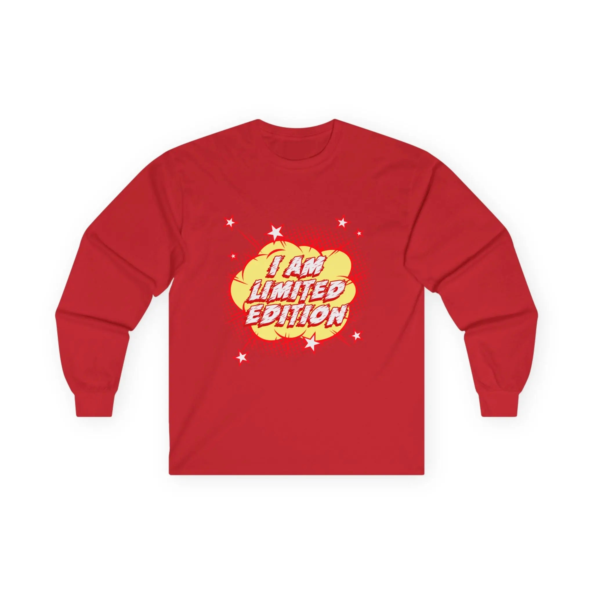 I Am Limited Edition" Cosmic Comic-Style Tee Printify
