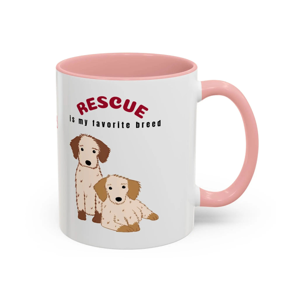 Rescue Dogs Love Coffee Mug – A Sweet Sip for Every Animal Lover Printify
