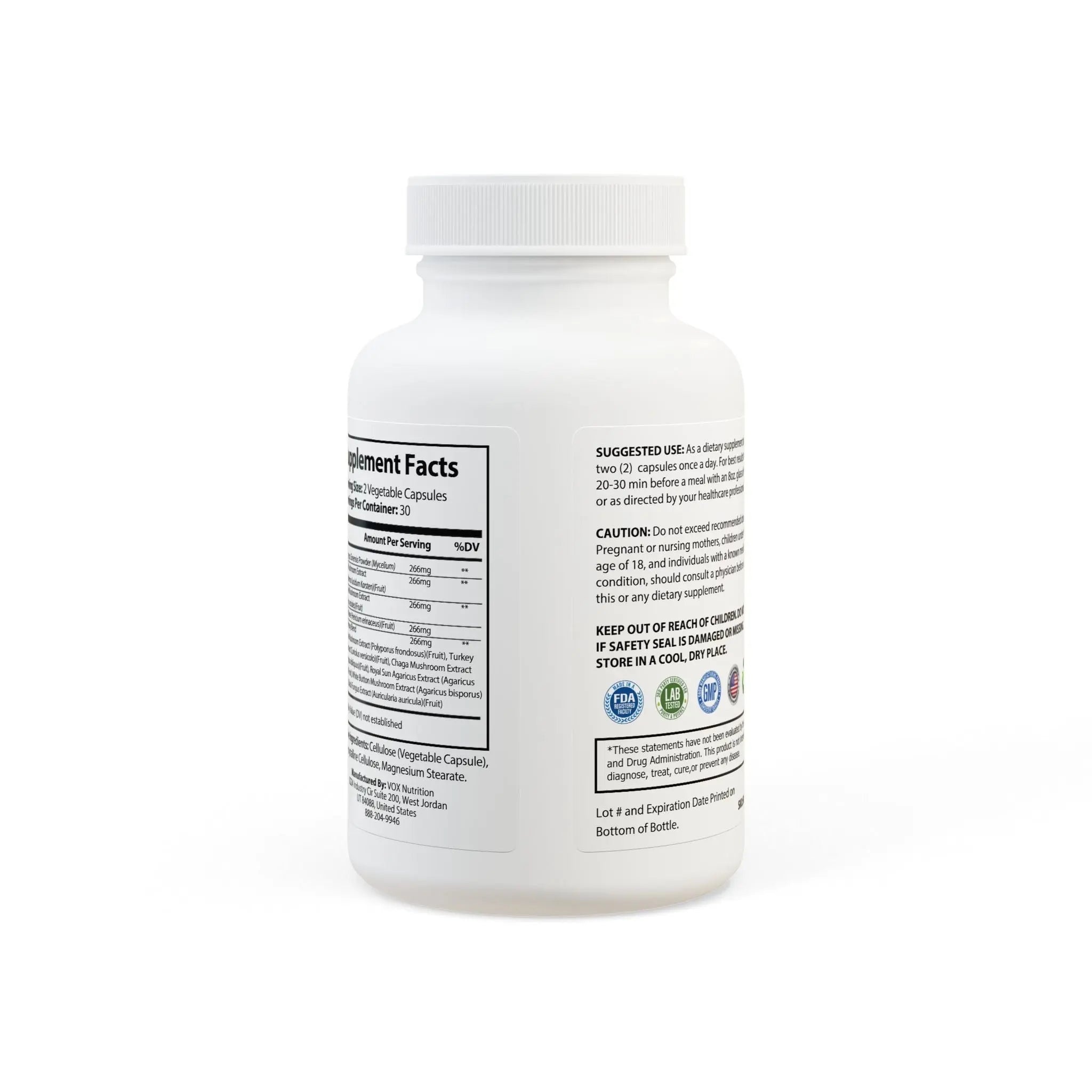 Our Sacred Mushroom Blend Supplement (60 Capsules) Printify