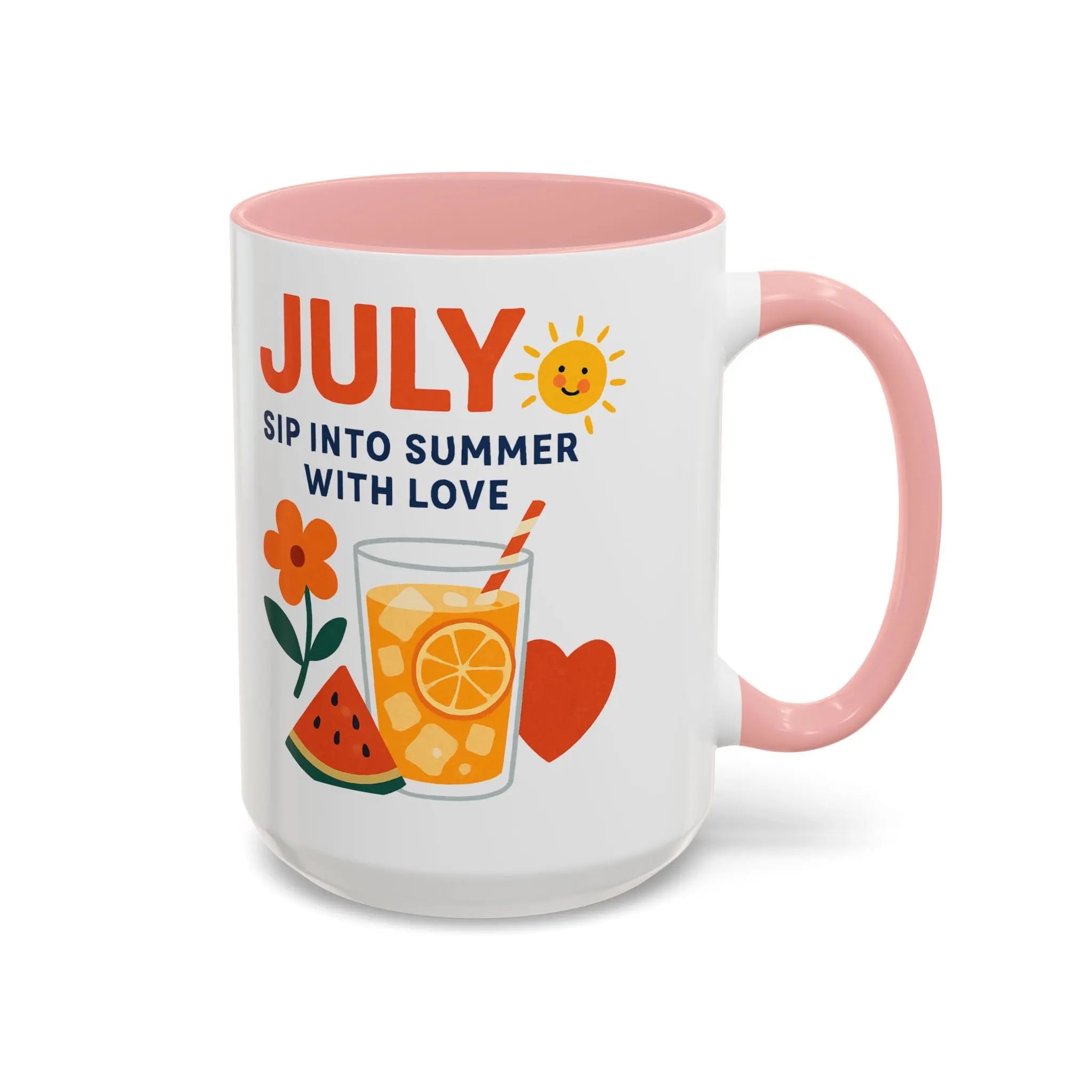 July - Bring the Sunshine Home with This Summer Vibes Coffee Mug Printify