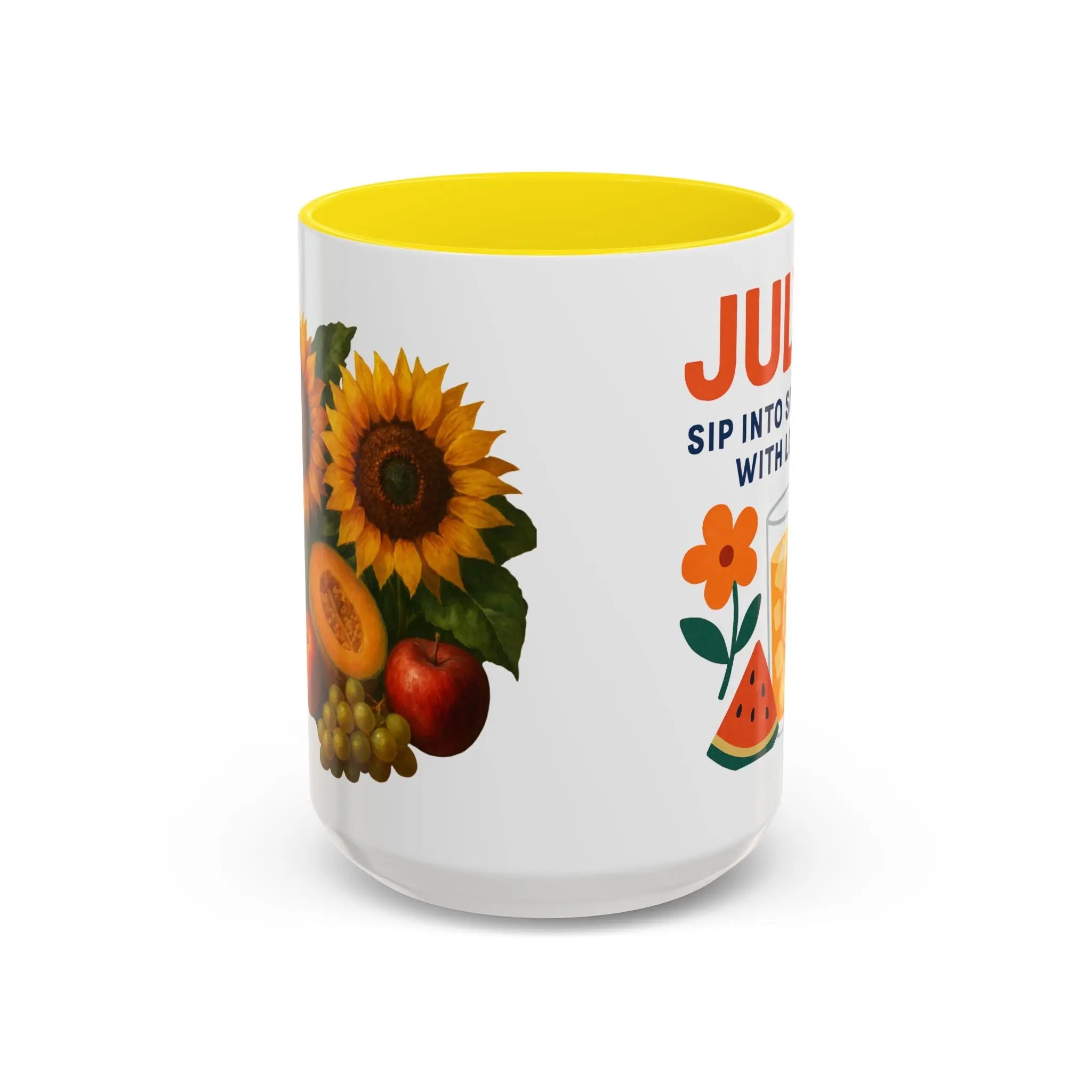 July - Bring the Sunshine Home with This Summer Vibes Coffee Mug Printify