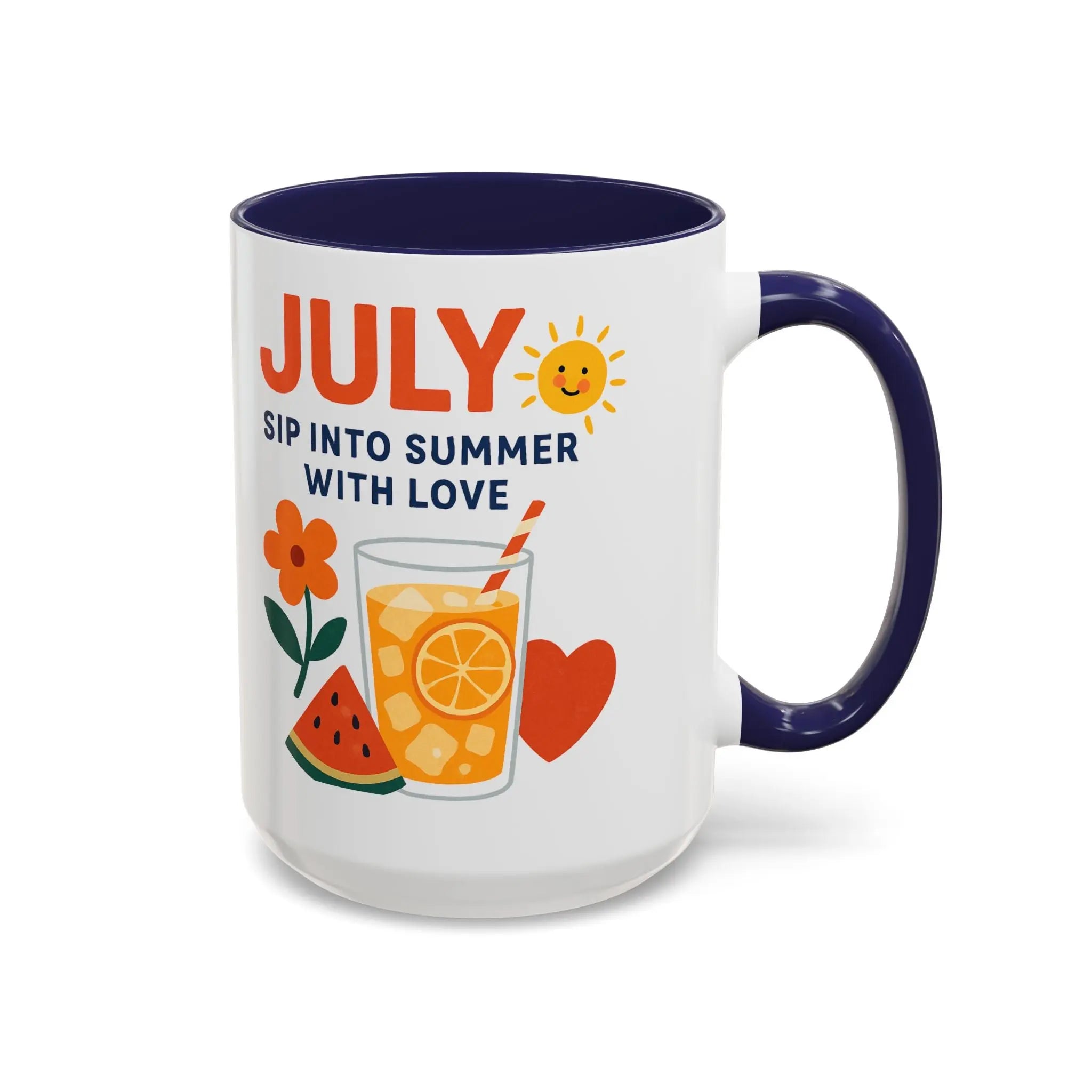 July - Bring the Sunshine Home with This Summer Vibes Coffee Mug Printify