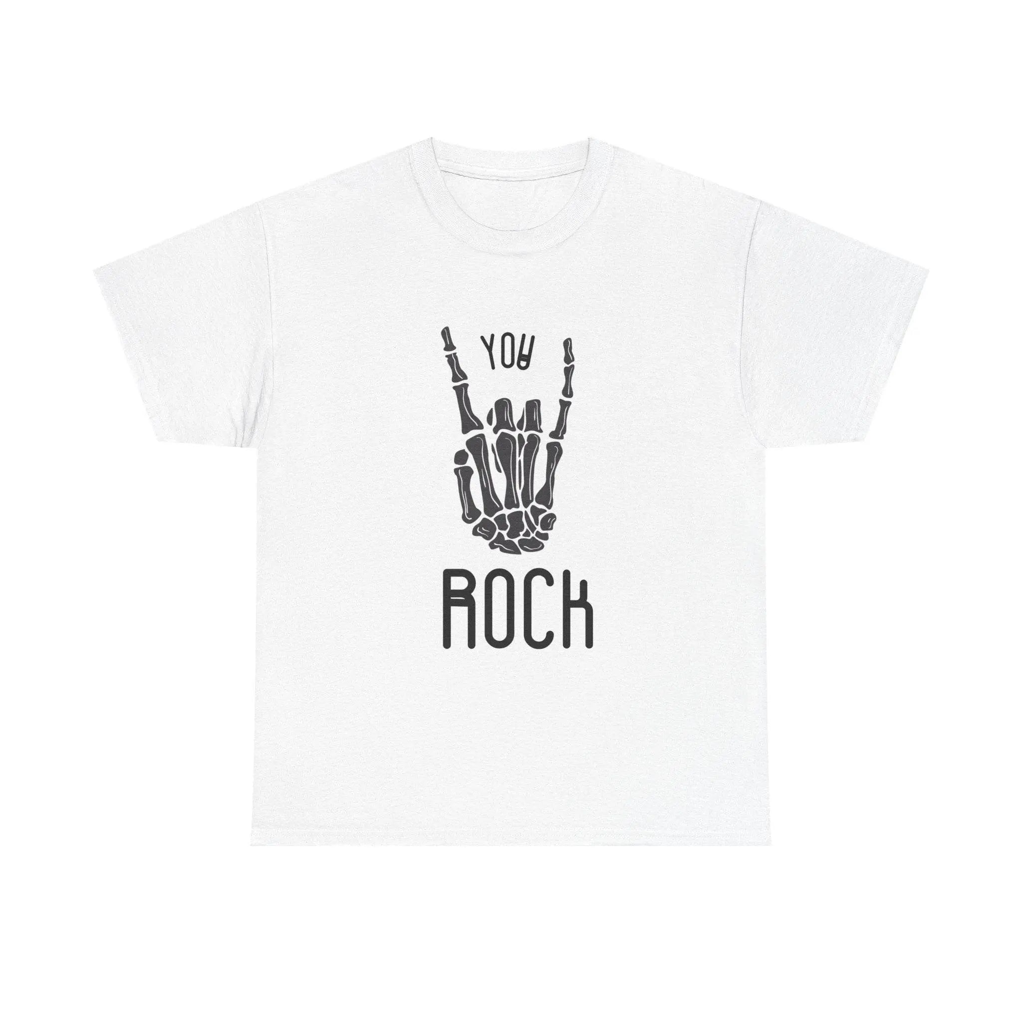 Skeleton Rock Unisex Tee Shirt, Cool Graphic Punk Tshirt, Music Lover Gift, Halloween Top, Alternative Apparel, Day of the Dead Clothing - Our Sacred Serenity Store