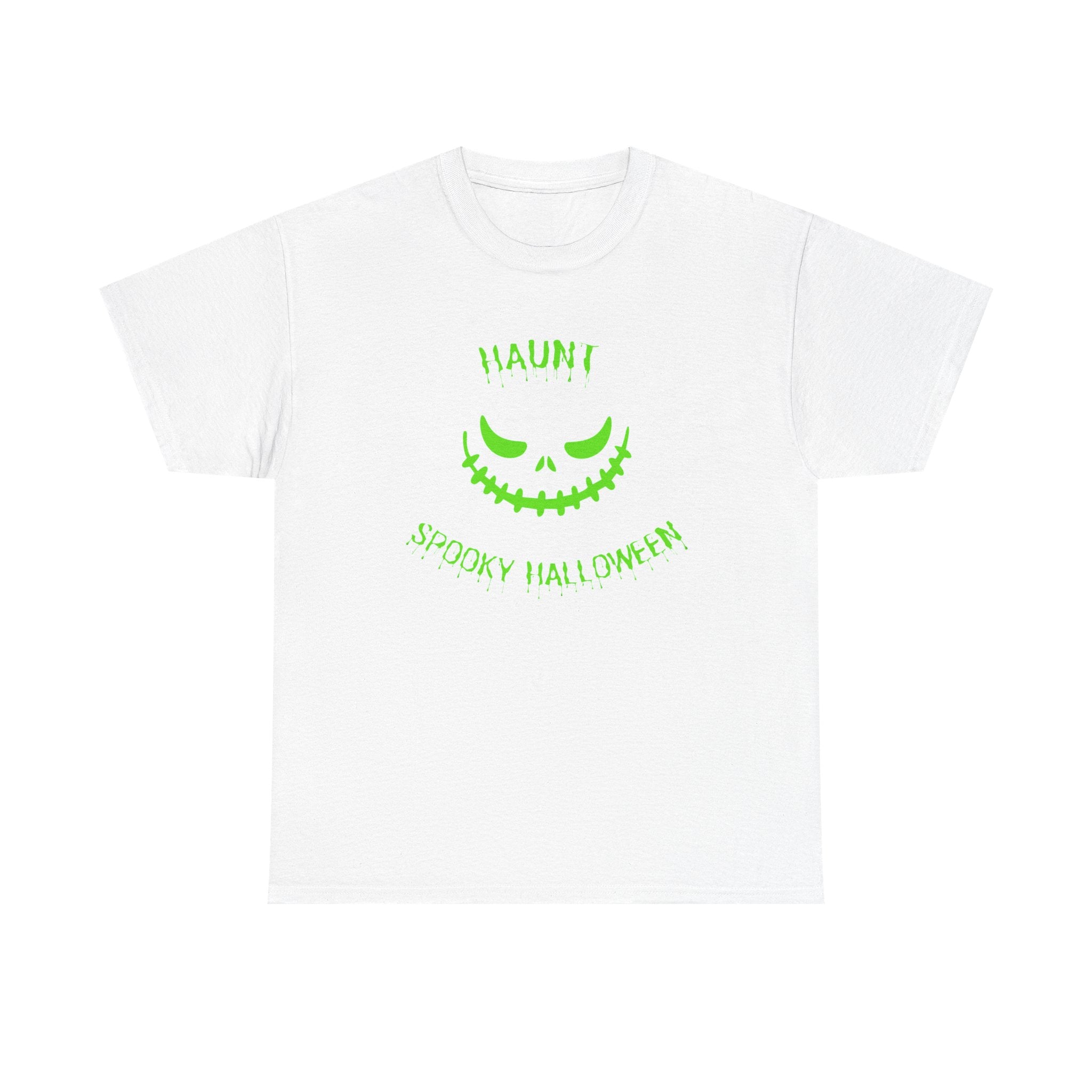 Spooky Halloween Tee, Unisex Halloween Shirt, Haunting Cotton T-Shirt.