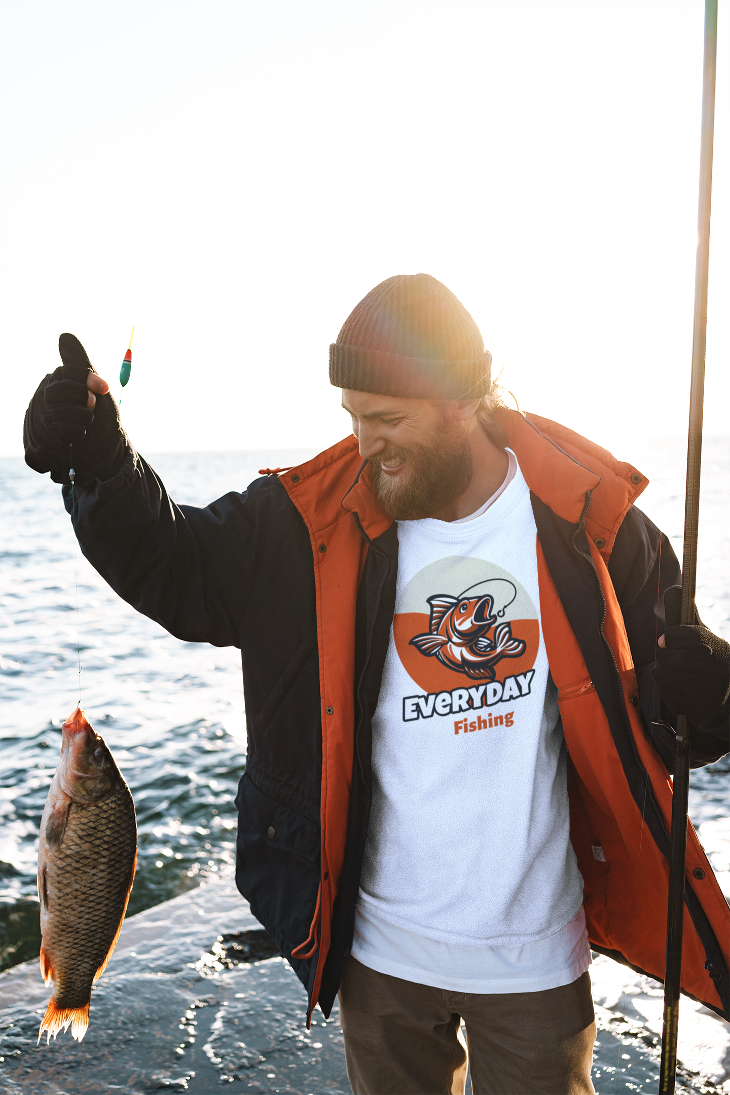 Everyday Fishing Unisex Sweatshirt, Fishing Gift, Outdoor Enthusiasts, Fishing Lover Apparel