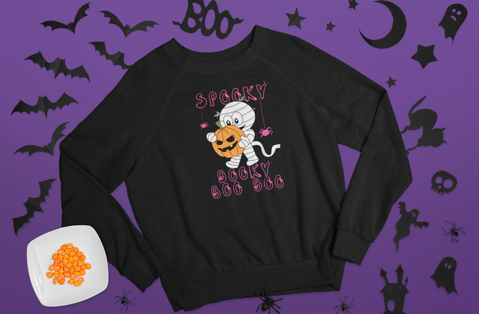 🎃 Spooky & Cozy Unisex Long Sleeve Tee – Halloween Edition 👻