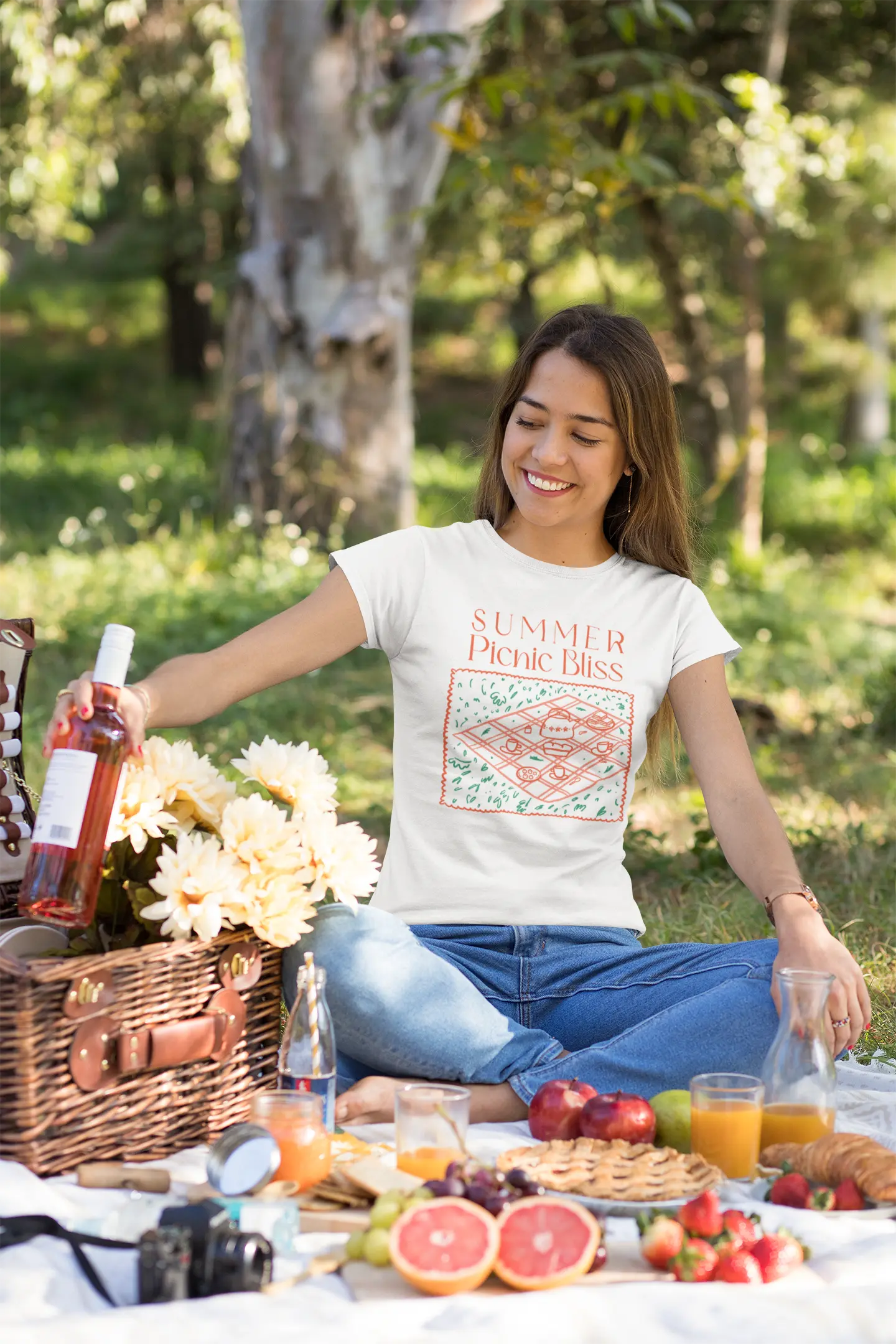 Summer Picnic Bliss Tee Printify