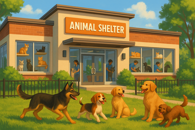 dog and cat shelter