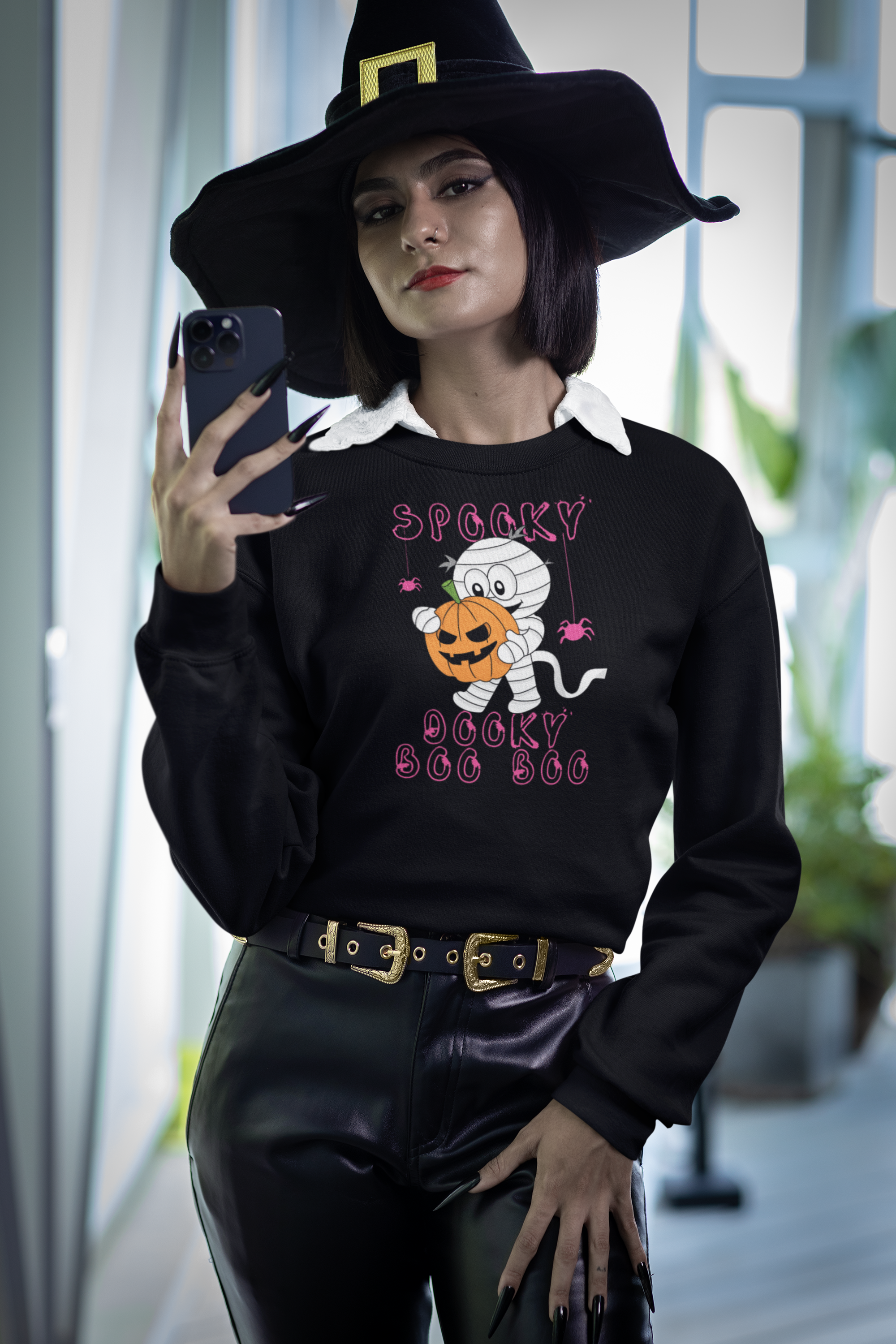 🎃 Spooky & Cozy Unisex Long Sleeve Tee – Halloween Edition 👻